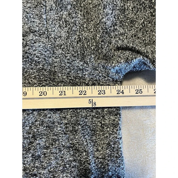 Pure J Jill Jacket Women’s L Large Gray Rayon Wool Snap Front Mandarin Collar - Picture 6 of 8